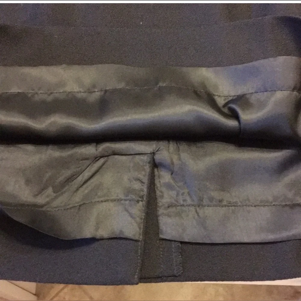 90s Black suit Wool detailed collar pockets button TAILORED